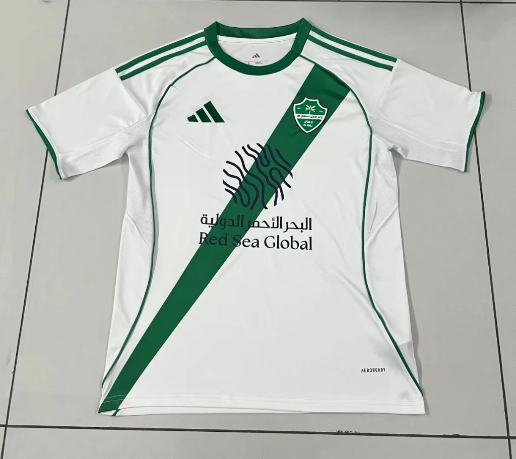 Al Ahli Saudi 25/26 White/Green Home Jersey