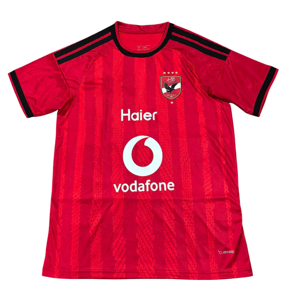 Al Ahly 26/27 Red/Black Stripes Home Jersey