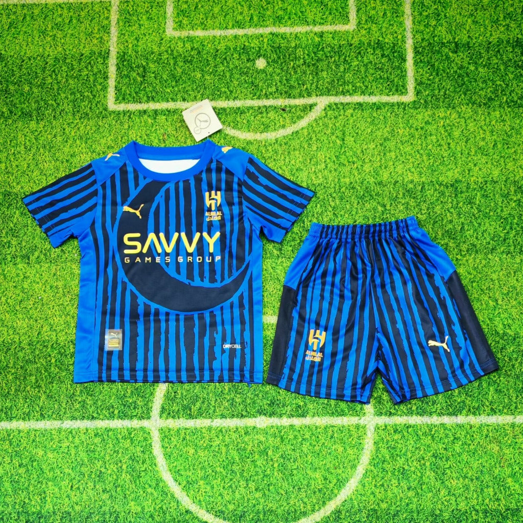 Al Hilal 25/26 World Cup Home Kids Jersey Set