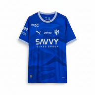 Al-Hilal 26/27 Blue/Light Blue Trim Home Soccer Jersey