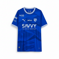 Al-Hilal 26/27 Blue/Light Blue Trim Home Soccer Jersey