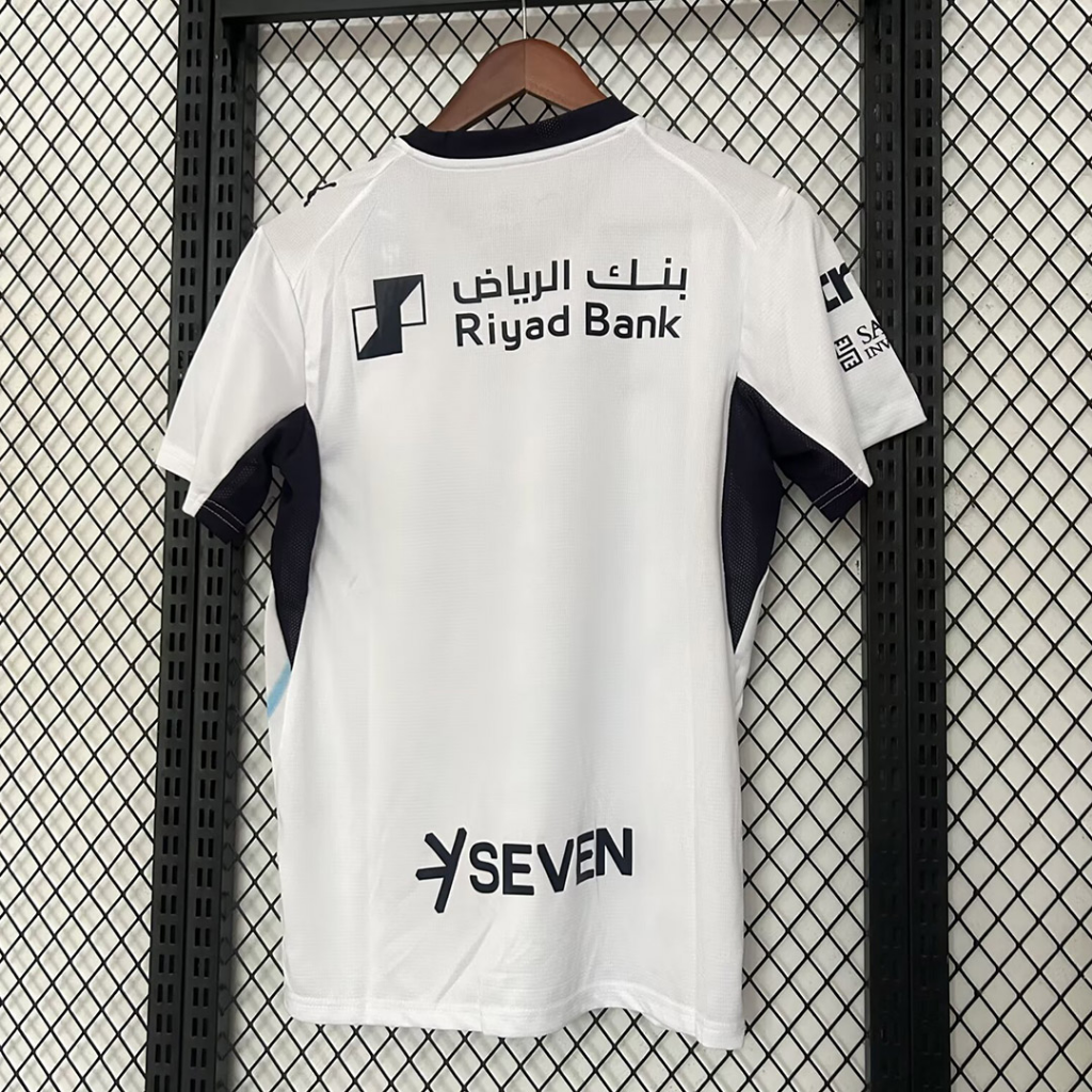Al-Hilal 26/27 White/Light Blue Swirling Away Jersey