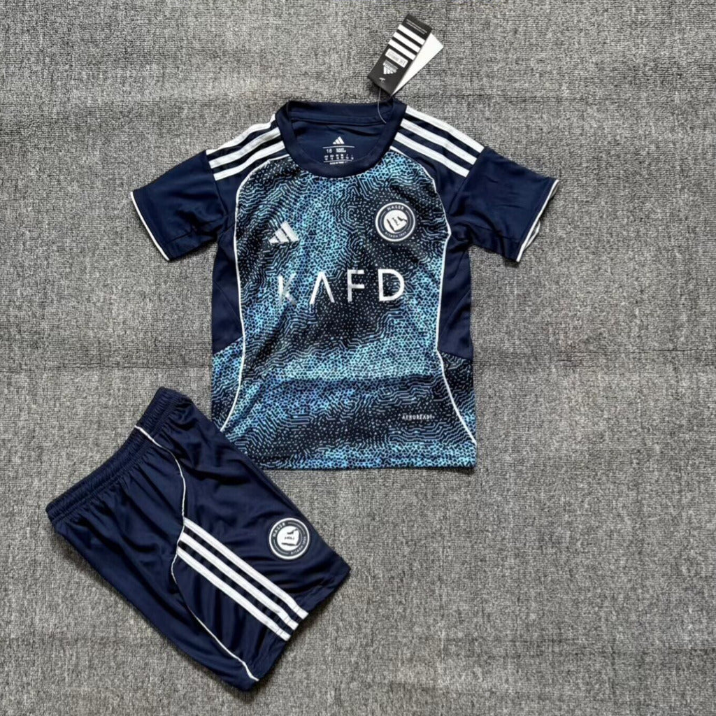 Al Nassr 25/26 Blue Away Kids Jersey Set