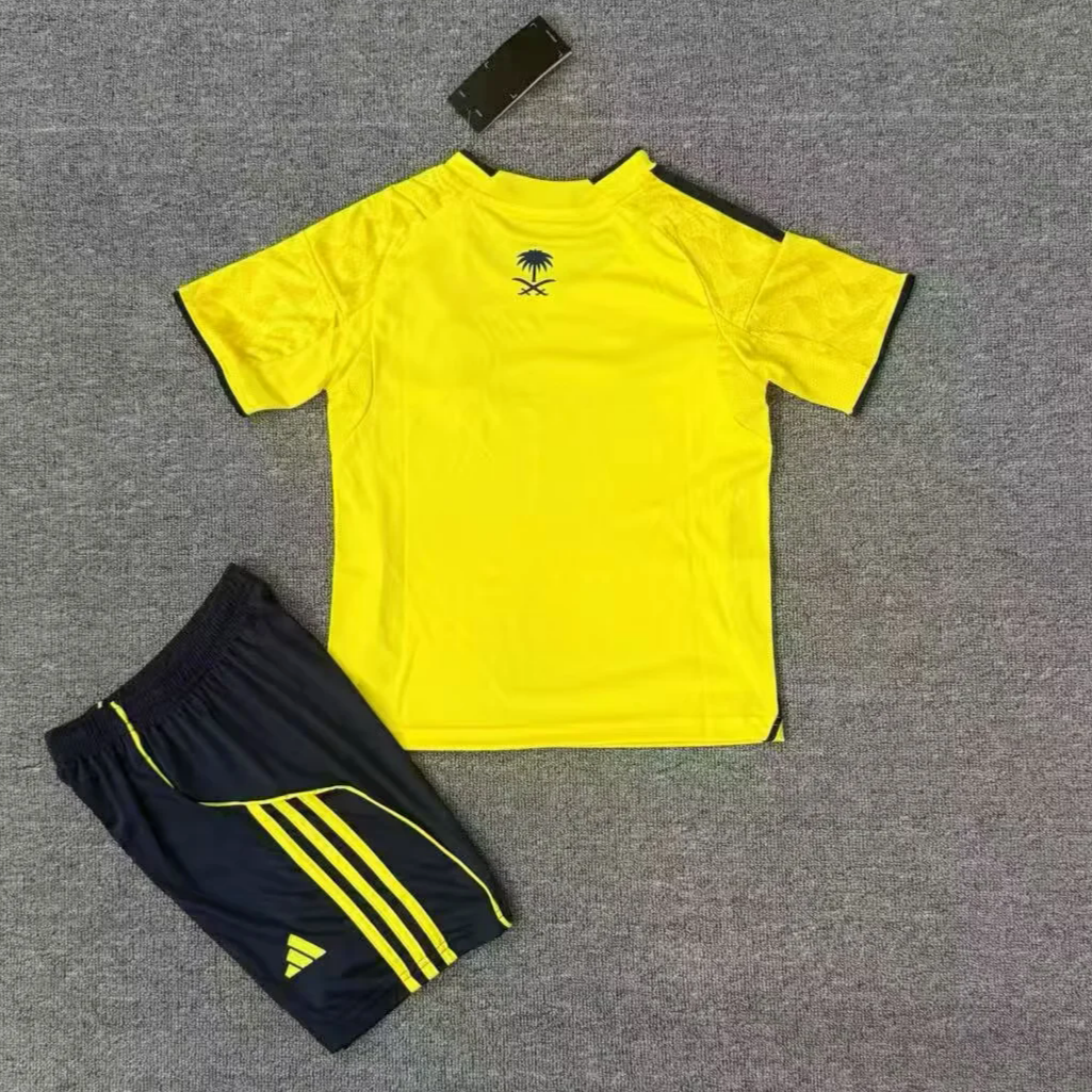 Al Nassr 25/26 Home Yellow Kids Jersey Set