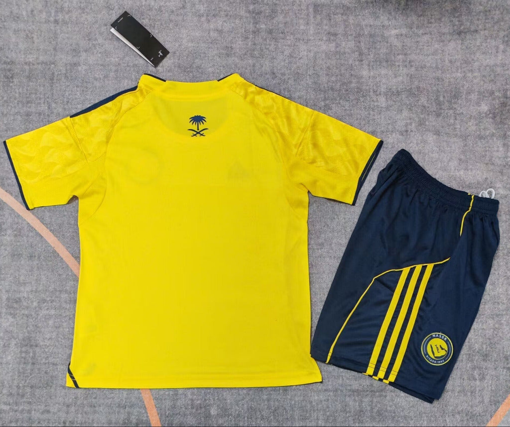 Al Nassr 25/26 Home Yellow Kids Jersey Set