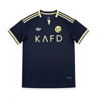 Al Nassr 26/27 Navy Blue/Yellow Away Jersey