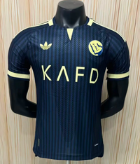 Al Nassr 26/27 Navy Blue/Yellow Away Player Version Jersey