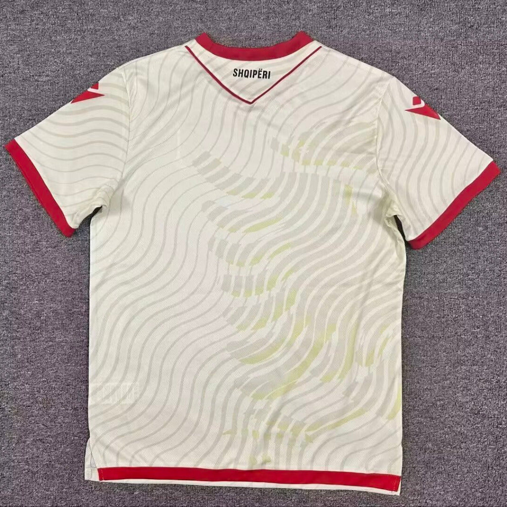Albania 2026 Beige/Red World Cup Away Jersey