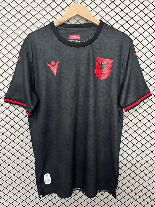 Albania 2026 Black/Red Third Soccer Jersey