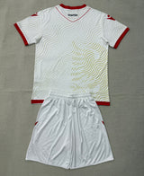 Albania 2026 White/Red Away Kids Jersey Set