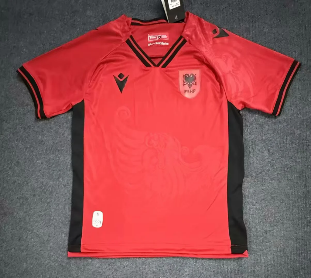 Albania 25/26 Red/Black Home Jersey