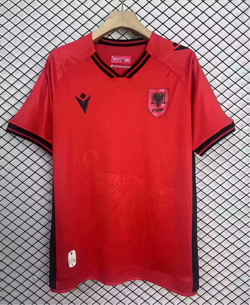 Albania 25/26 Red/Black Home Jersey