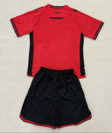 Albania 25/26 Red/Black Home Kids Jersey Set