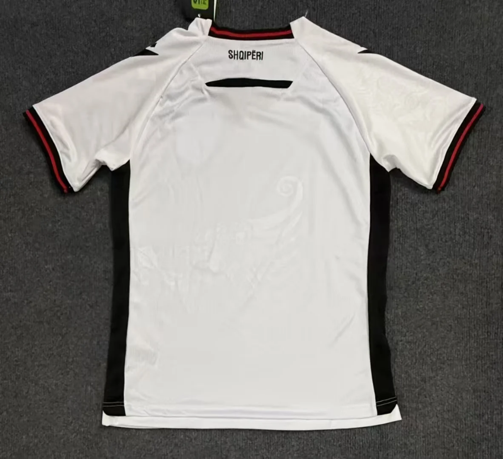Albania 25/26 White/Black Third Away Jersey