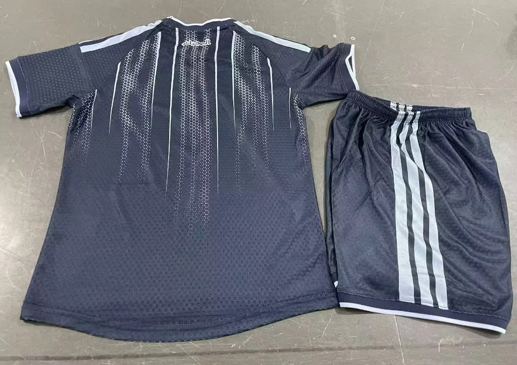 Algeria 2026 Black Home Player Version Kids Jersey Set