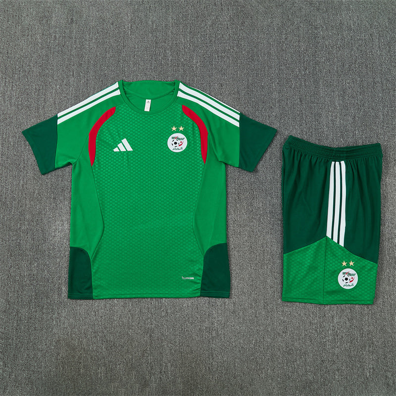 Algeria 2026 Green Kids Training Jersey Set