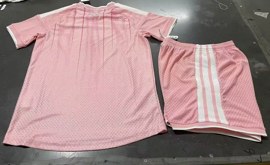 Algeria 2026 Pink Player Version Kids Jersey Set