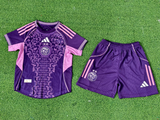 Algeria 25/26 Purple Players Version Kids Jersey Set