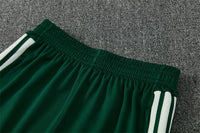 Algerian 26/27 Green/Dark Green with White Stripes Training Tracksuit Set