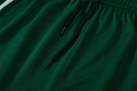 Algerian 26/27 Green/Dark Green with White Stripes Training Tracksuit Set