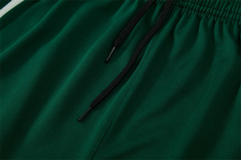 Algerian 26/27 Green/Dark Green with White Stripes Training Tracksuit Set