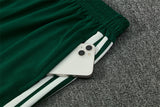 Algerian 26/27 Green/Dark Green with White Stripes Training Tracksuit Set