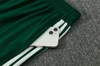 Algerian 26/27 Green/Dark Green with White Stripes Training Tracksuit Set