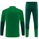Algerian 26/27 Green/Dark Green with White Stripes Training Tracksuit Set
