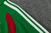 Algerian 26/27 Green/Dark Green with White Stripes Training Tracksuit Set