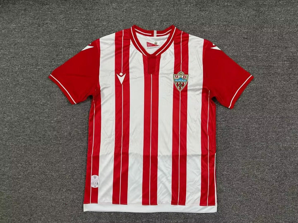 Almeria 25/26 Red/White Stripes Home Jersey