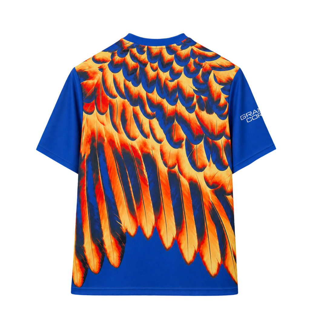 America 26/27 Royal Blue/Fiery Orange and Yellow Wing Pre-Match Jersey