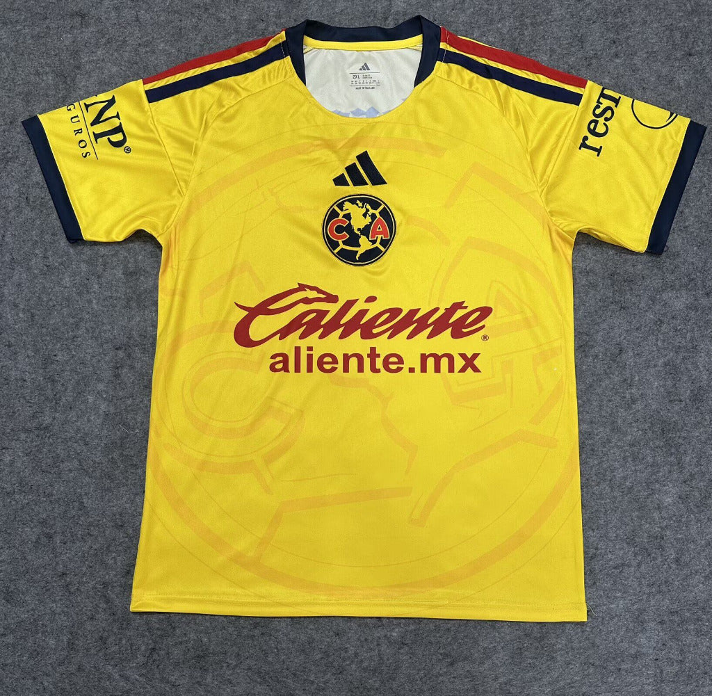 America 26/27 Yellow/Red/Black Home Jersey