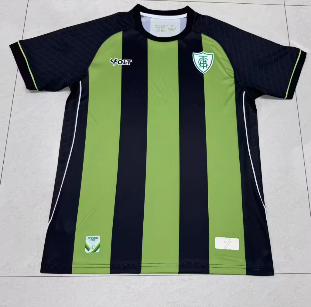 America Mineiro 25/26 Black/Green Home Jersey