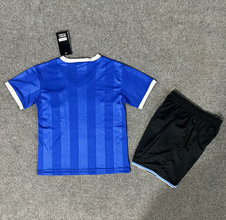 Argentina 1986 Vintage Retro Away Kids Jersey Set