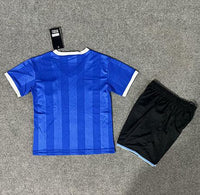 Argentina 1986 Vintage Retro Away Kids Jersey Set