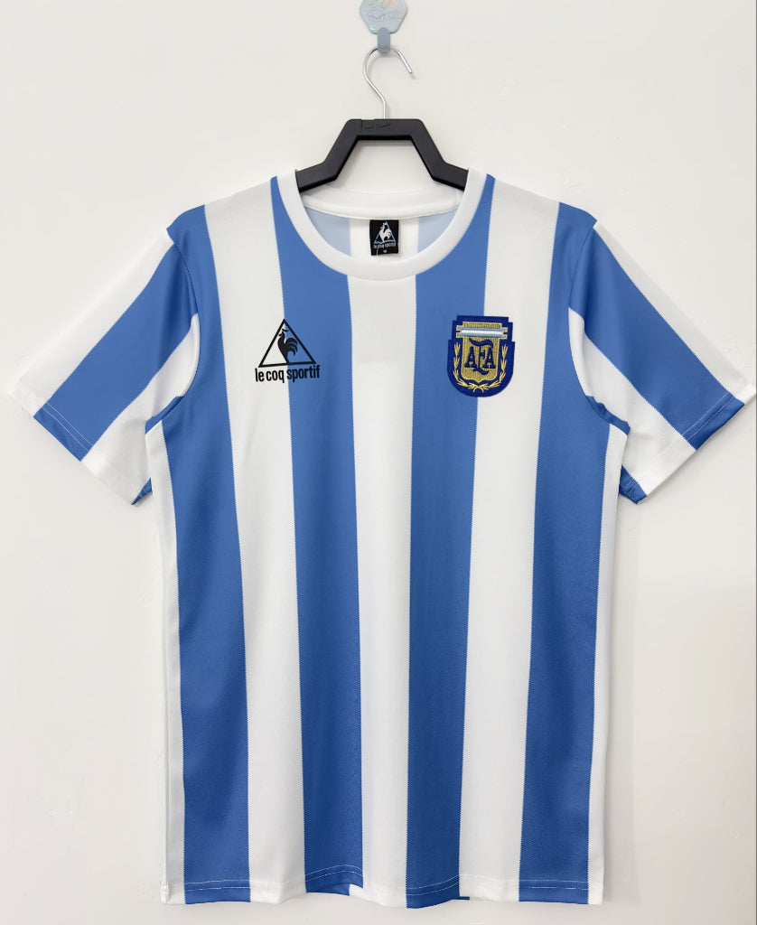 Argentina 1986 Vintage Retro World Cup Home Jersey