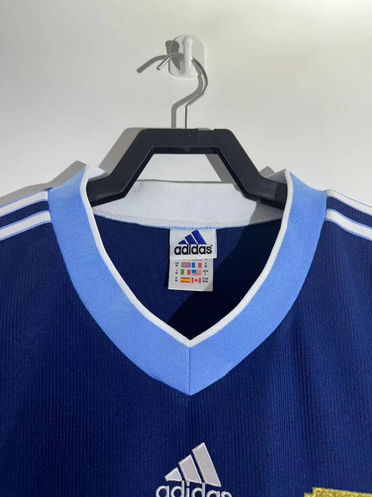 Argentina 1998 Vintage Retro Away Game Jersey
