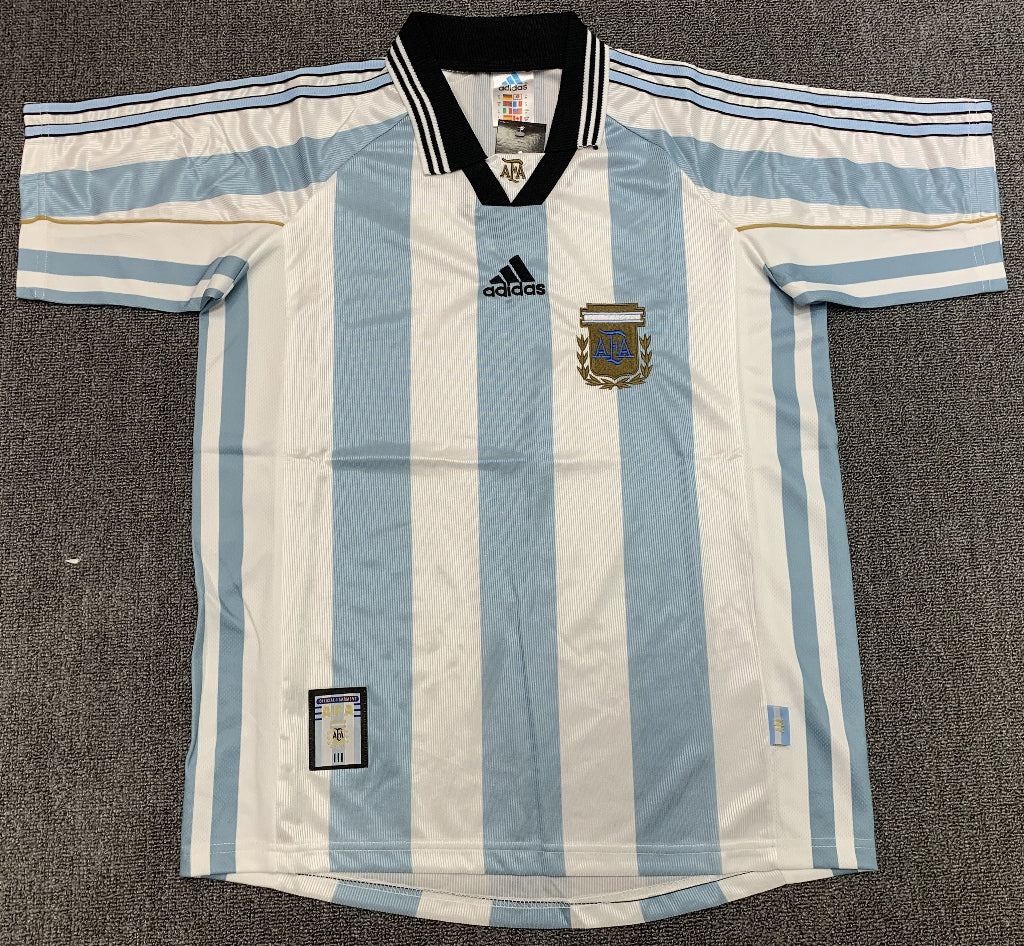 Argentina 1998 Vintage Retro Home Jersey