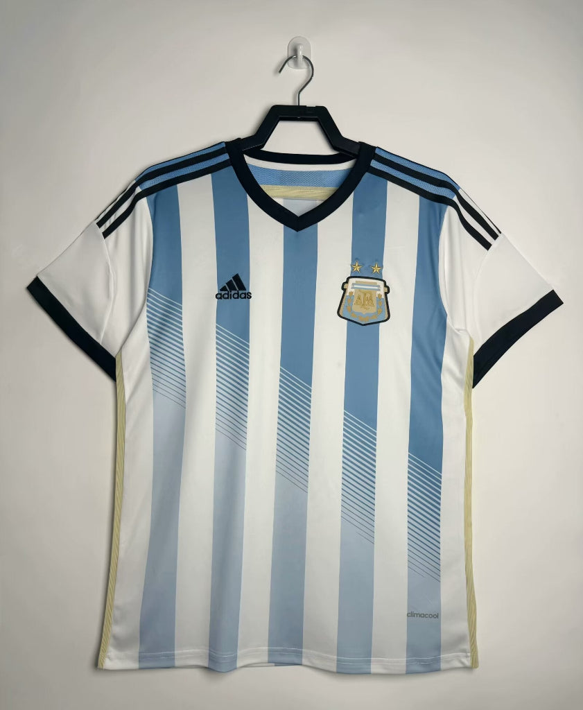 Argentina 2014 Vintage Retro Home Jersey