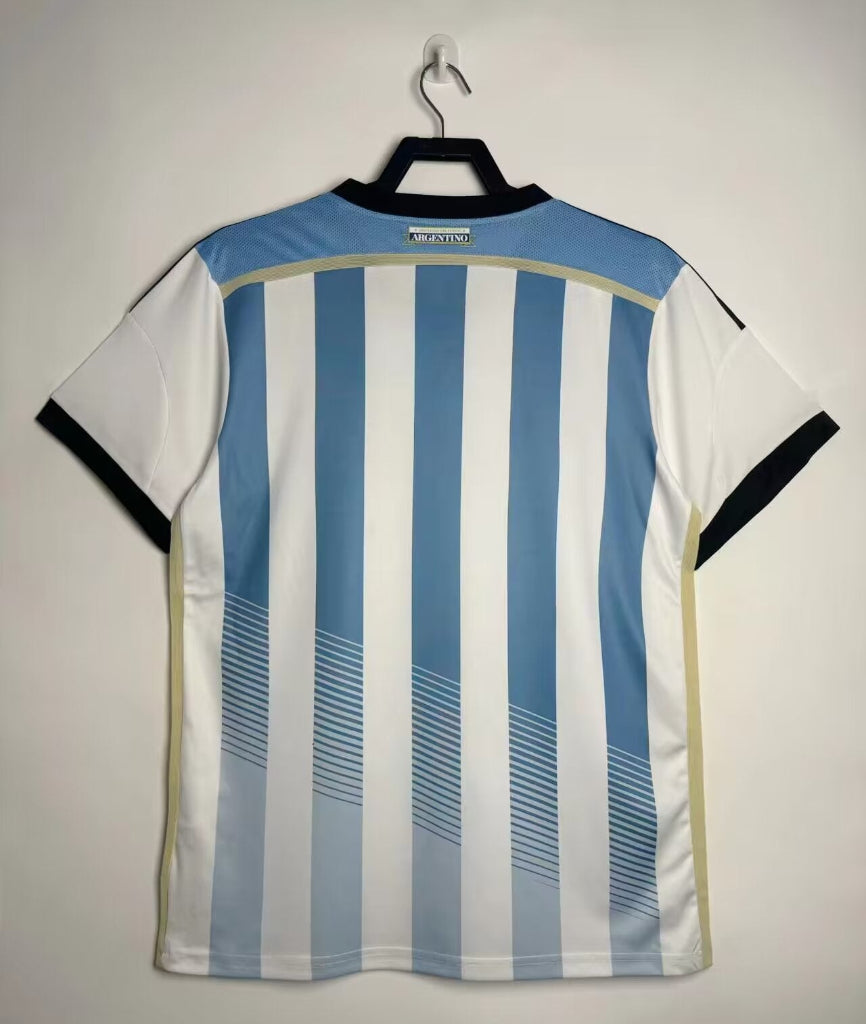 Argentina 2014 Vintage Retro Home Jersey