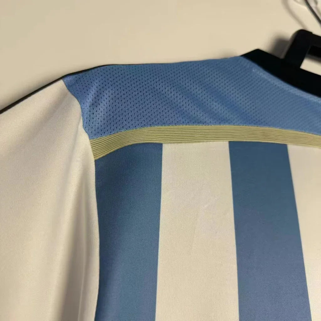 Argentina 2014 Vintage Retro Home Jersey