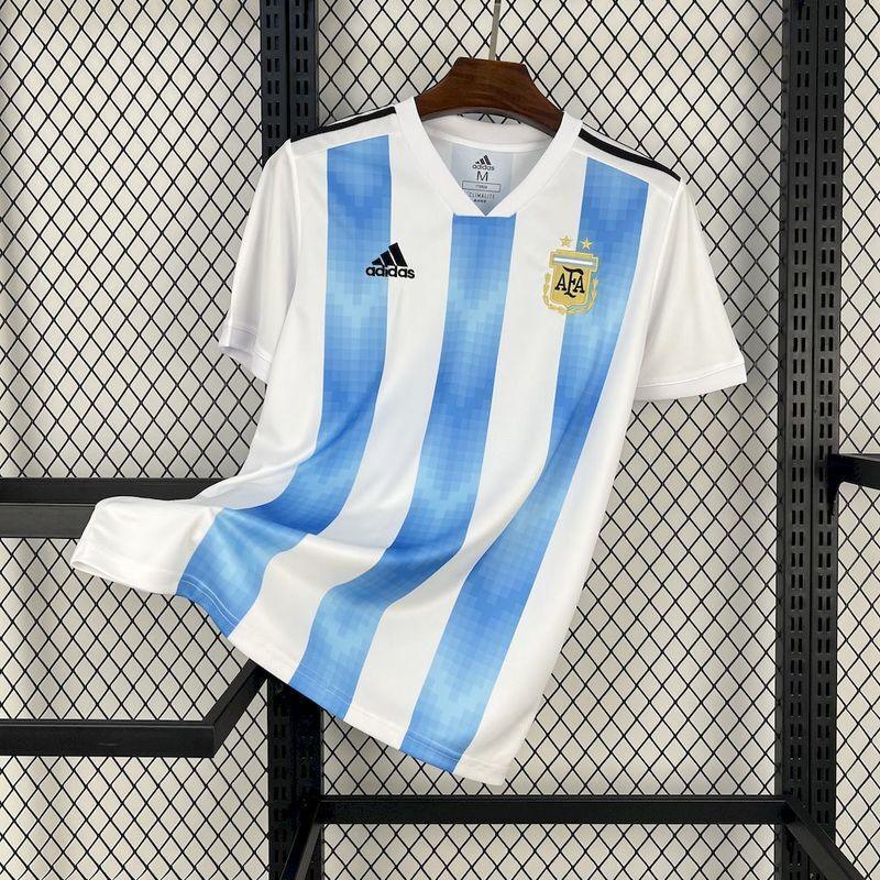 Argentina 2018 Vintage Retro Home Jersey