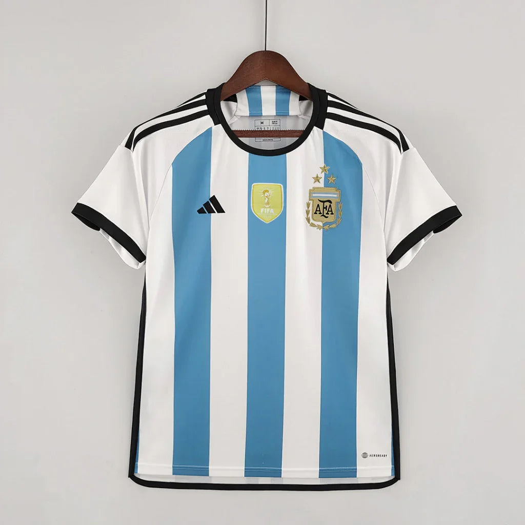 Argentina 2022 Retro World Cup Home 3-Star Competition Jersey