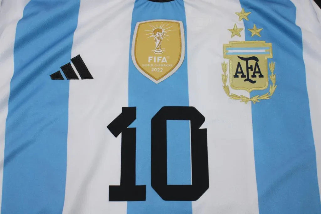 Argentina 2022 Retro World Cup Home 3-Star Competition Jersey