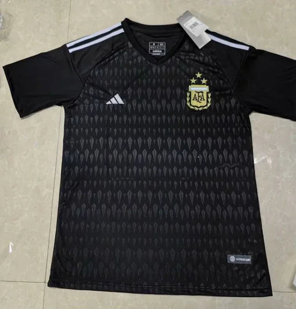 Argentina 2023 Vintage Retro Black Goalkeeper Jersey