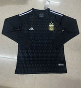 Argentina 2023 Vintage Retro Black Goalkeeper Jersey