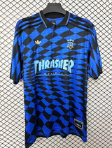 Argentina 2026 Black/Blue Wavy Checkerboard Thrasher Version Jersey