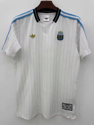 Argentina 2026 White/Gray Vertical Stripes Jersey