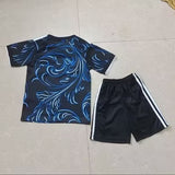 Argentina 25/26 Black/Blue Away Kids Jersey Set