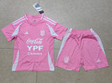 Argentina 25/26 Pink Kids Jersey Set